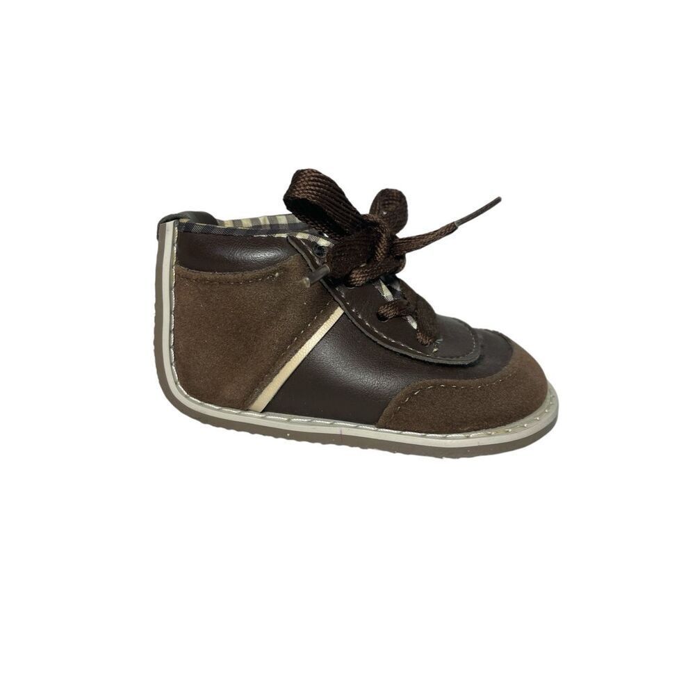2 pair of shoes first walker and one pair of Robeez Fisherman Sandals - Gray 18- - Picture 3 of 12